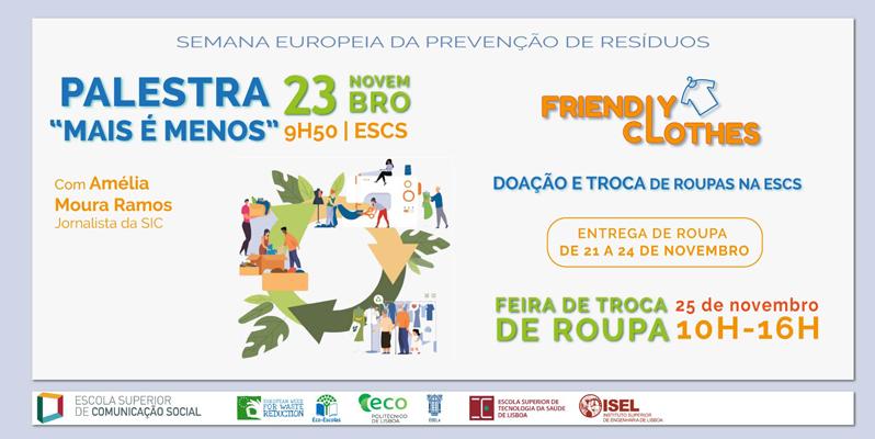 Participe! – Semana Europeia da Prevenção de Resíduos