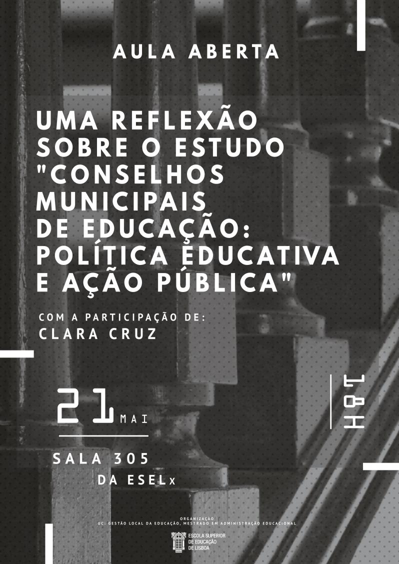 cartaz aula aberta