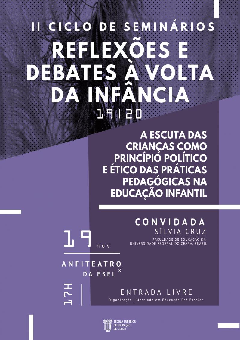 cartaz ciclo de seminários